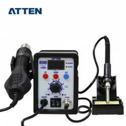 GSM-SOURCES 8586 SMD BGA Rework Solder Station Hot Air Blower Heat Gun Intelligent Detection And Cool Air Welding Soldering Iron