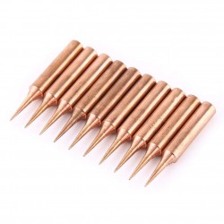 900M-T-I Type Pure Copper Lead-Free Replaceable Solder Iron Tips Set Low Temperature Soldering Station Tool Shape I