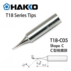 Original American Hakko T18-C05 Tip, 0.5C, Fx-8801, 907/900M/9