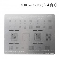 Reballing Stencil for iPhone MECHANIC S24 Series BGACPU Universal Plant Tin Steel Mesh 0.12mm