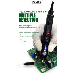 Relife DT-01 Precise Pen Type Digital Multimeter Intelligent Sequences Colour Screen