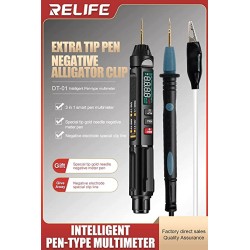 Relife DT-01 Precise Pen Type Digital Multimeter Intelligent Sequences Colour Screen