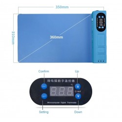 Sunshine S-918E Heat Mat Screen and Back Separator For Phone / Tablet Repair (110V - 220V)